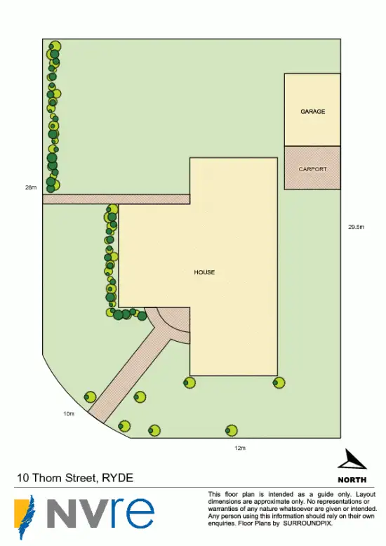Floorplan of Homely house listing, 10 Thorn Street, Ryde NSW 2112