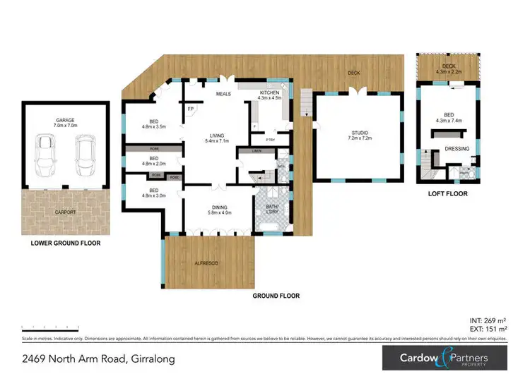 Floorplan of Homely rural property listing, 2469 North Arm Road, Bowraville NSW 2449