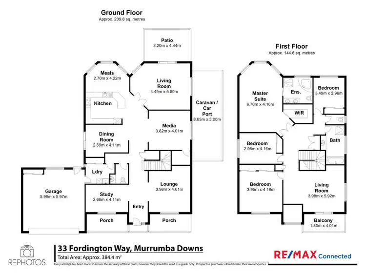 Floorplan of Homely house listing, 33 Fordington Way, Murrumba Downs QLD 4503