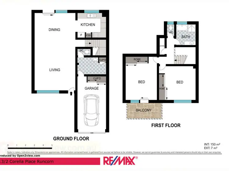 Floorplan of Homely townhouse listing, 13/2 Corella Place, Runcorn QLD 4113