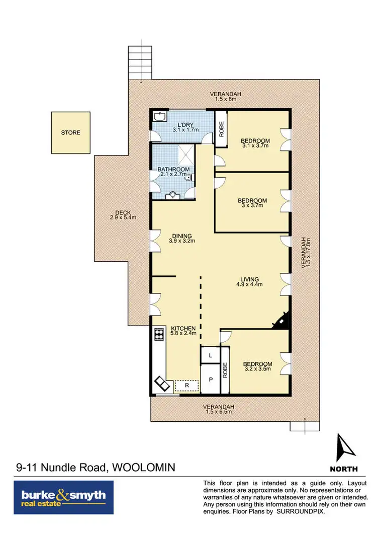 Floorplan of Homely house listing, 9-11 Nundle Road, Woolomin NSW 2340
