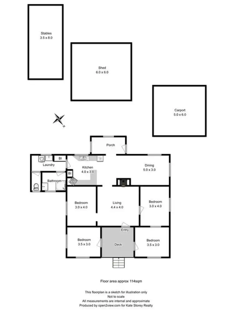 Floorplan of Homely rural property listing, 4096 Arthur Highway, Murdunna TAS 7178