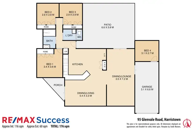 Floorplan of Homely house listing, 95 Glenvale Road, Newtown QLD 4350