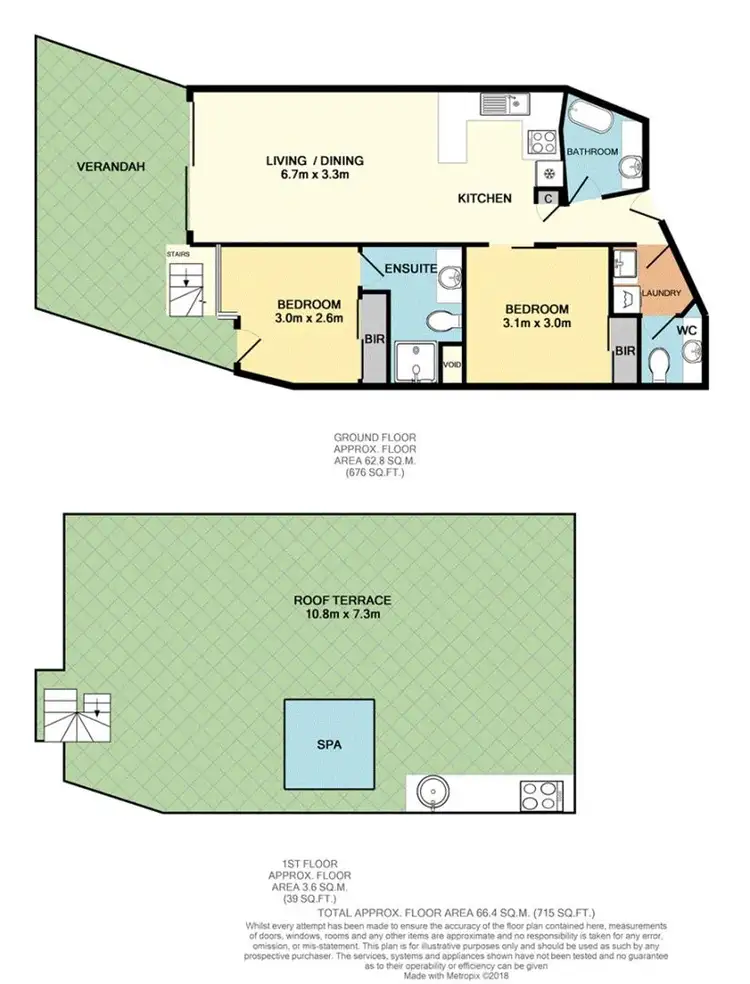 Floorplan of Homely unit listing, 23/100 Bulcock Street, Caloundra QLD 4551