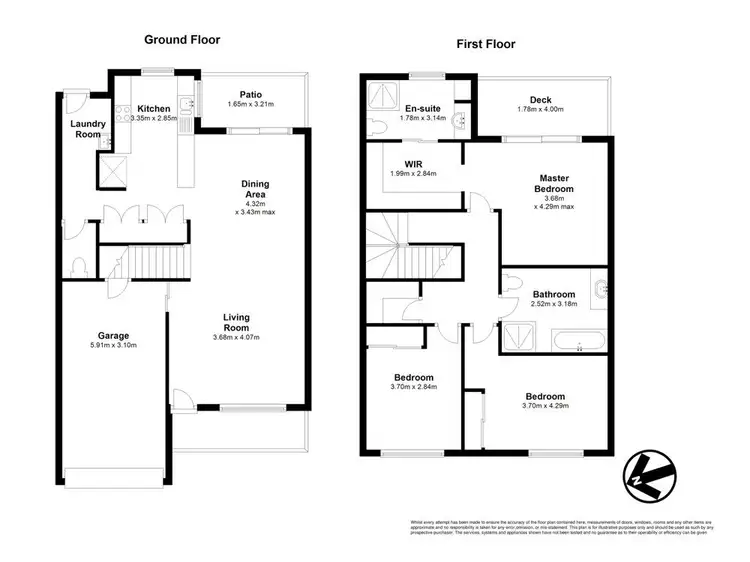 Floorplan of Homely townhouse listing, 20/26-28 Joyce Street, Burpengary QLD 4505