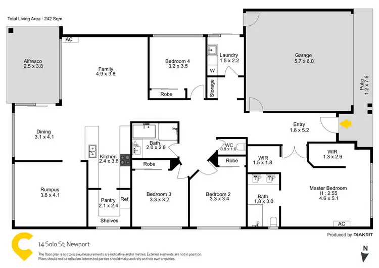 Floorplan of Homely house listing, 14 Solo Street, Newport QLD 4020