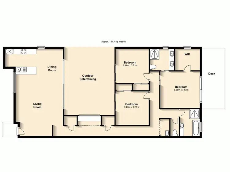 Floorplan of Homely villa listing, 1/23 Grays Road, Gaythorne QLD 4051