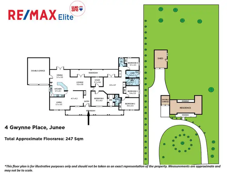 Floorplan of Homely house listing, 4 Gwynne Place, Junee NSW 2663
