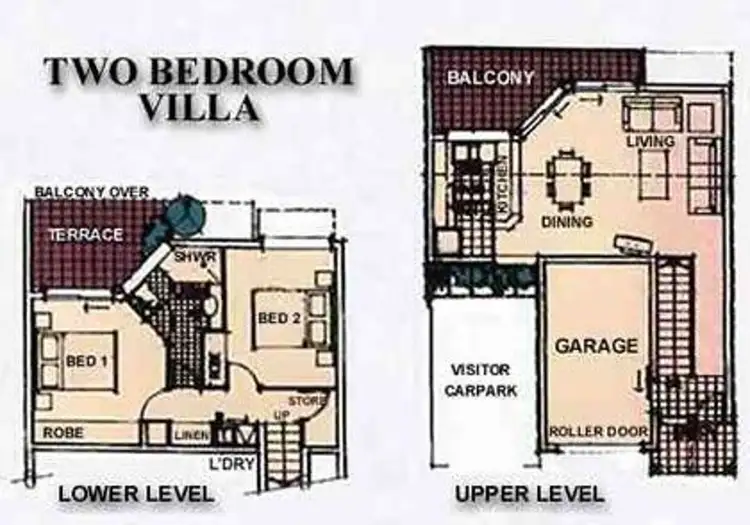 Floorplan of Homely villa listing, UNIT 4 REEFSIDE 12 ESHEBLY DRIVE, Cannonvale QLD 4802