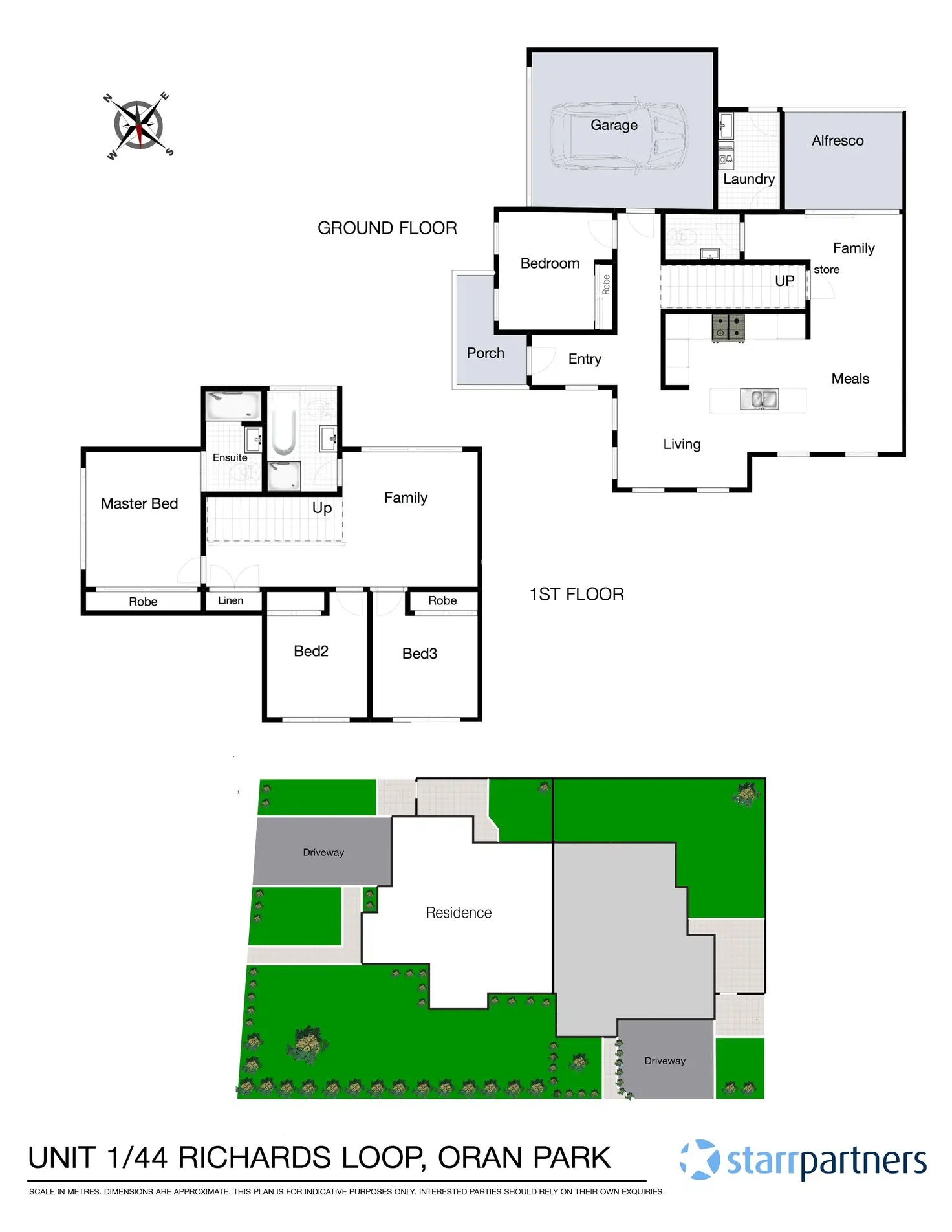 Floorplan of Homely house listing, 1/44 Richards Loop, Oran Park NSW 2570