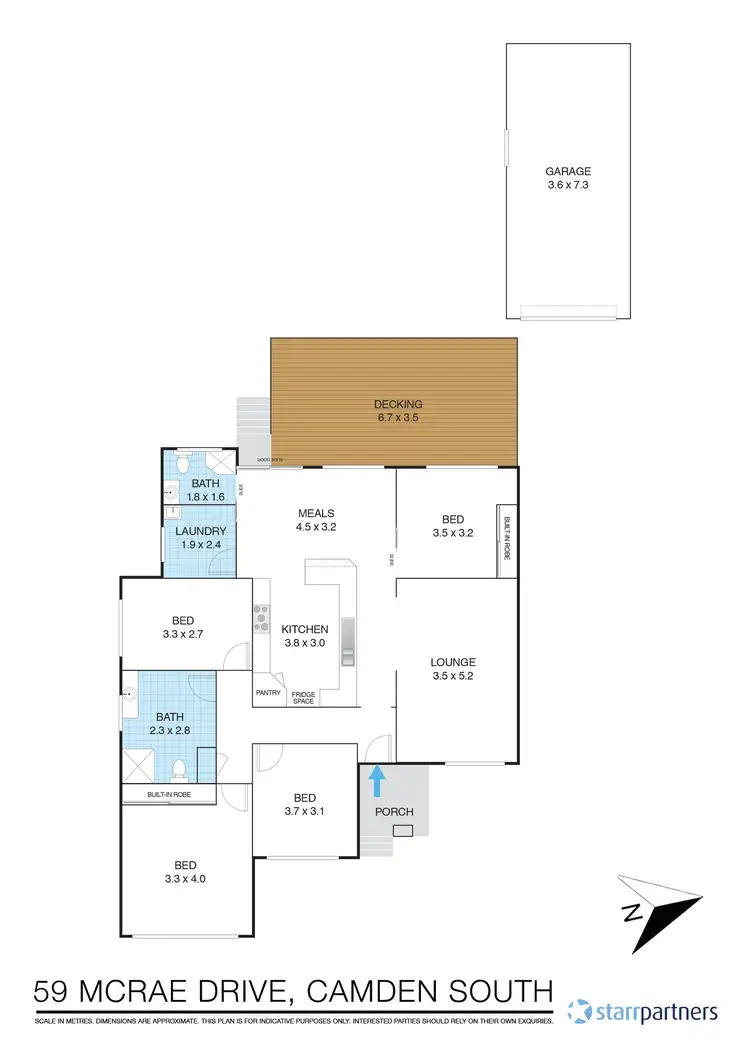 Floorplan of Homely house listing, 59 McCrae Dr, Camden South NSW 2570