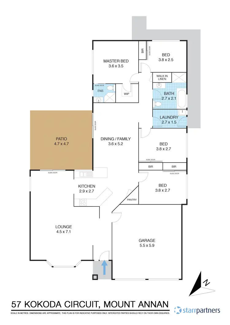 Floorplan of Homely house listing, 57 Kokoda Circuit, Mount Annan NSW 2567