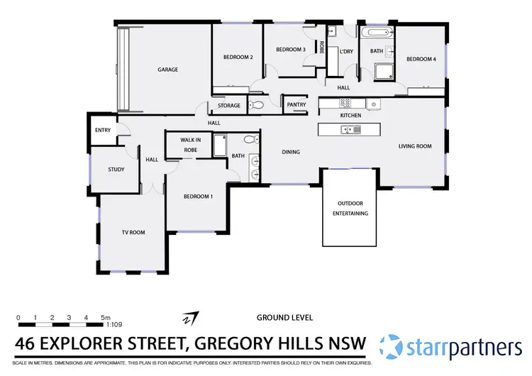 Floorplan of Homely house listing, 46 Explorer Street, Gregory Hills NSW 2557