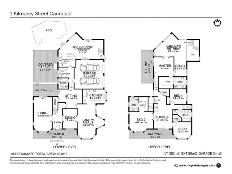 Floorplan of Homely house listing, 1 Kilmorey Street, Carindale QLD 4152