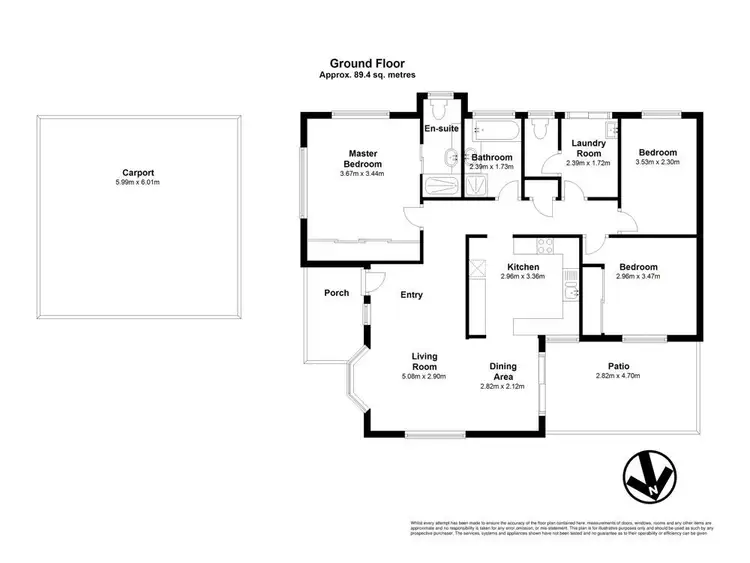 Floorplan of Homely house listing, 12 Pepperina Place, Fitzgibbon QLD 4018