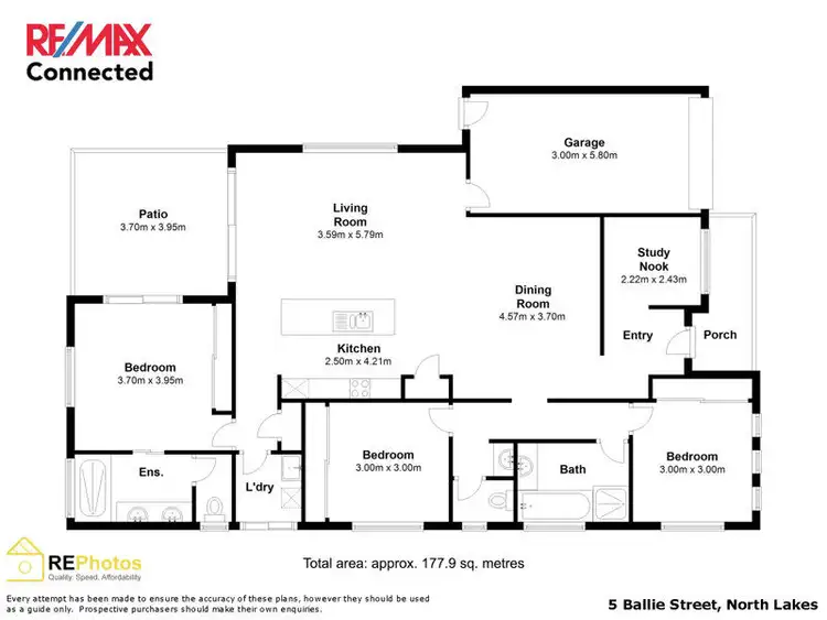 Floorplan of Homely house listing, 5 Ballie Street, North Lakes QLD 4509