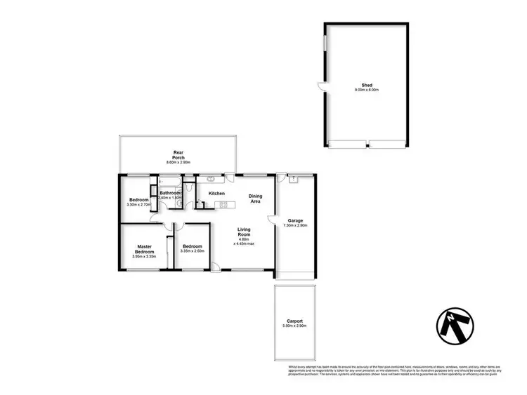Floorplan of Homely house listing, 12 Larwood Street, Upper Mount Gravatt QLD 4122