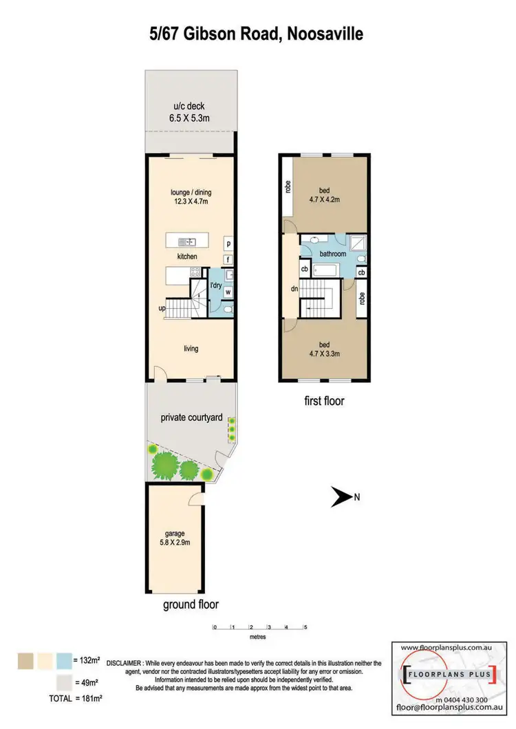 Floorplan of Homely unit listing, 5/67 Gibson Road, Noosaville QLD 4566