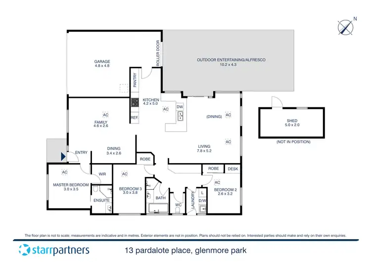 Floorplan of Homely house listing, 13 Pardalote Place, Glenmore Park NSW 2745