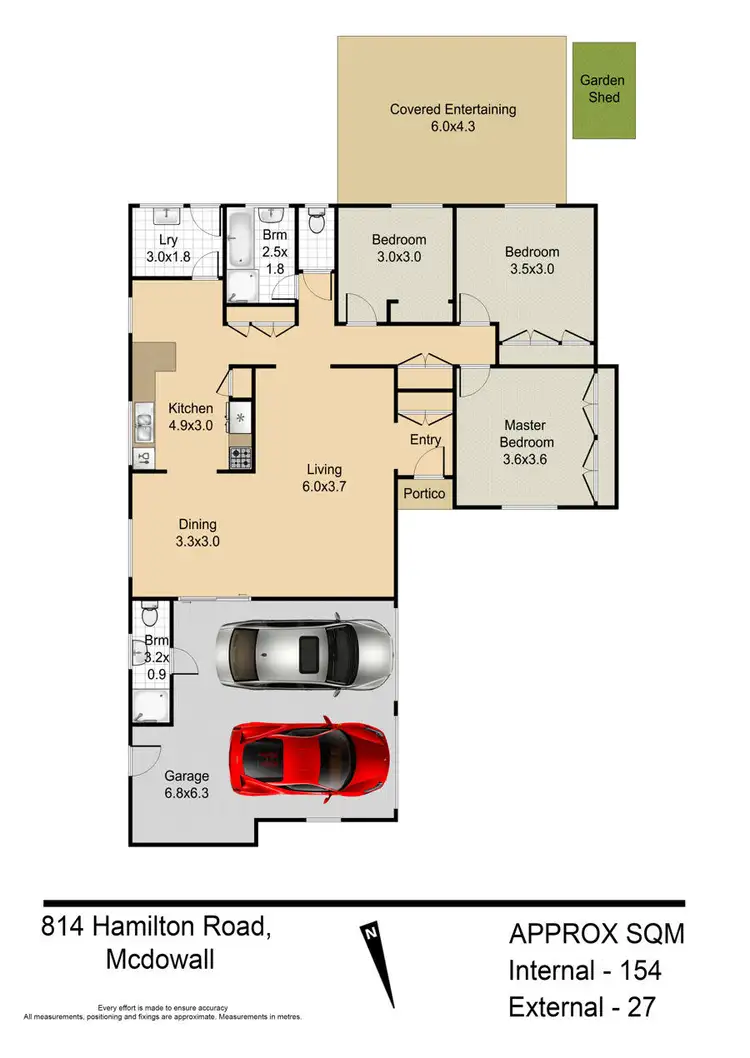Floorplan of Homely house listing, 814 Hamilton Road, Mcdowall QLD 4053