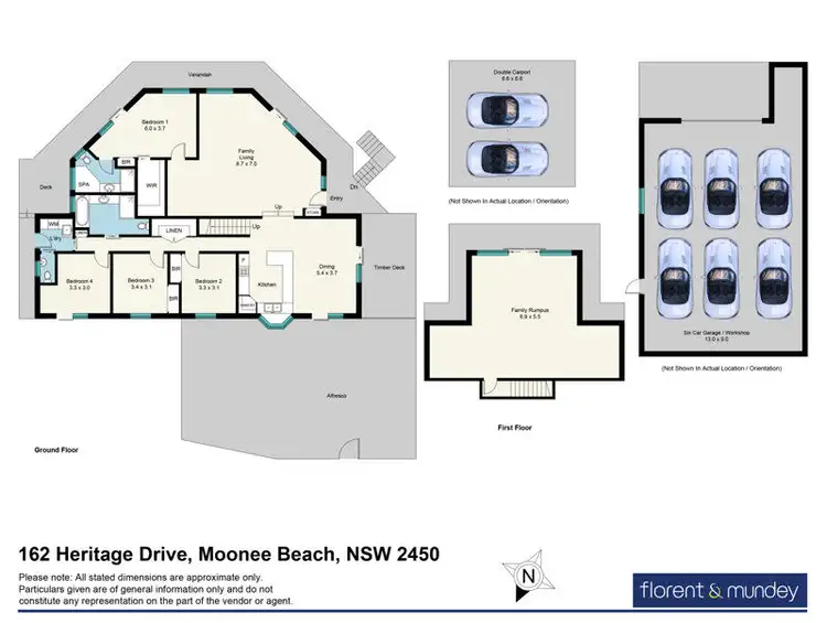 Floorplan of Homely house listing, 162 Heritage Dr, Moonee Beach NSW 2450