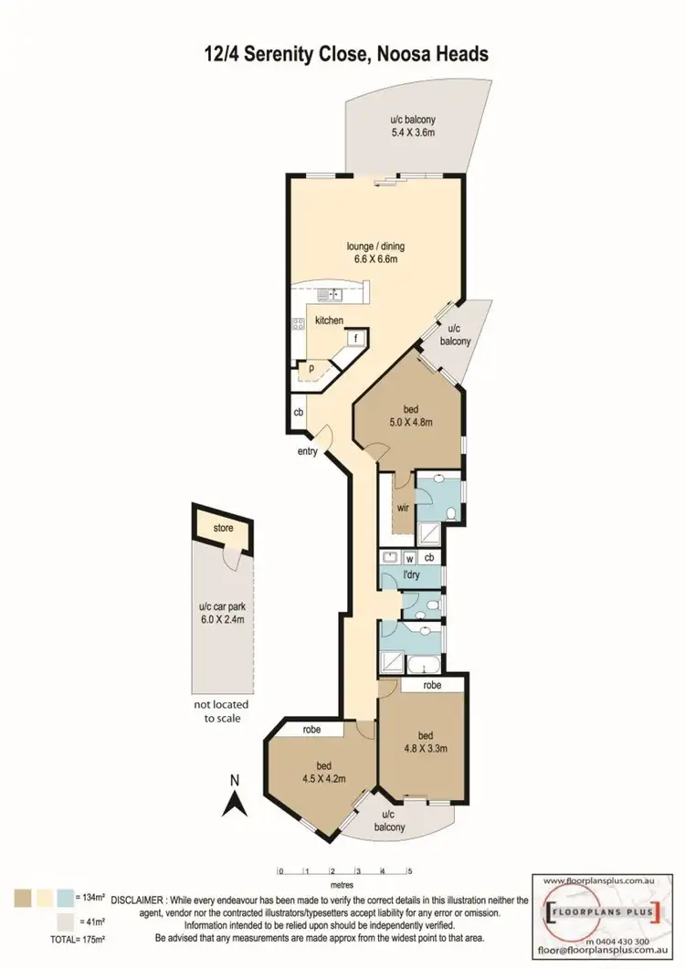 Floorplan of Homely unit listing, 12/4 Serenity Close, Noosa Heads QLD 4567