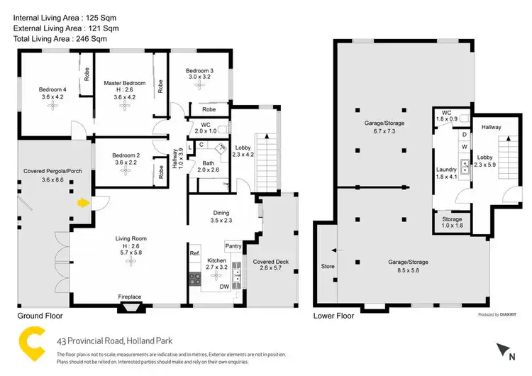 Floorplan of Homely house listing, 43 Provincial Road, Holland Park QLD 4121