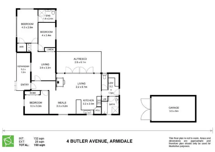 Floorplan of Homely house listing, 4 Butler Avenue, Armidale NSW 2350