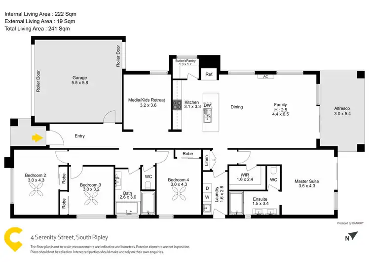 Floorplan of Homely house listing, 4 Serenity Street, South Ripley QLD 4306