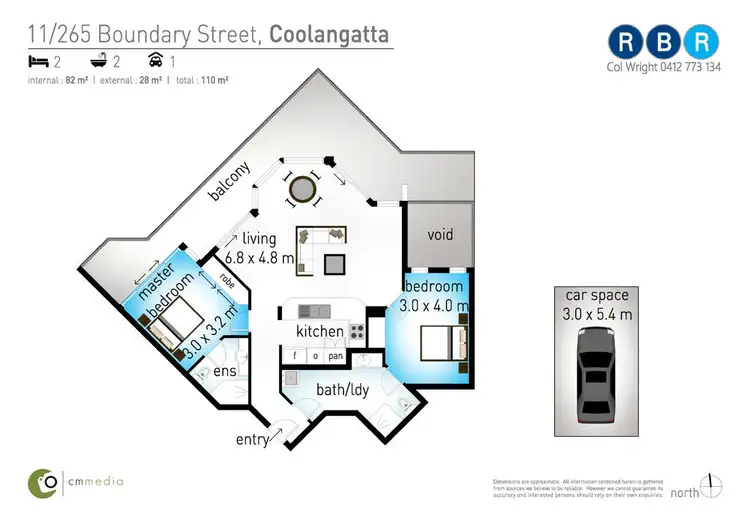 Floorplan of Homely unit listing, 11/265 Boundary Street, Coolangatta QLD 4225