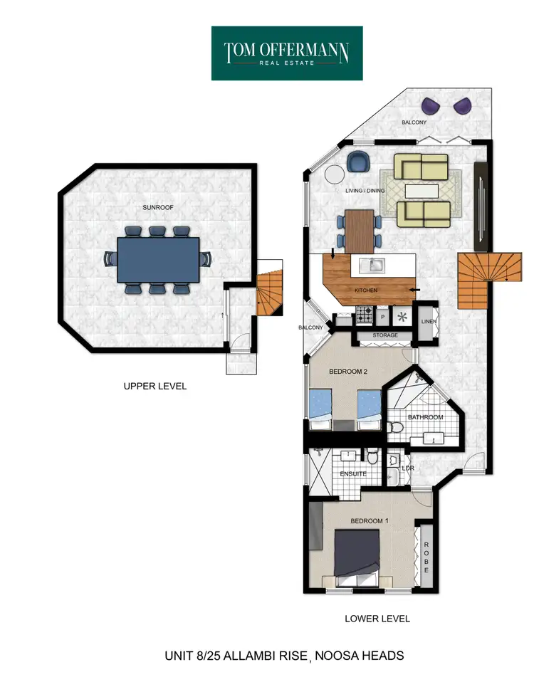 Floorplan of Homely unit listing, 8/25 Allambi Rise, Noosa Heads QLD 4567