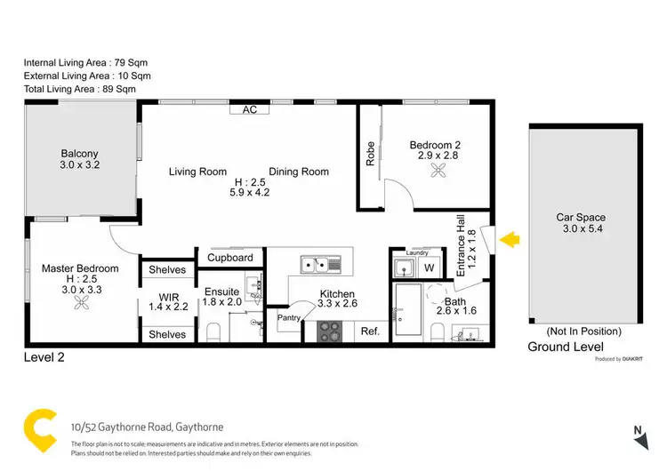 Floorplan of Homely unit listing, 10/52 Gaythorne Road, Gaythorne QLD 4051