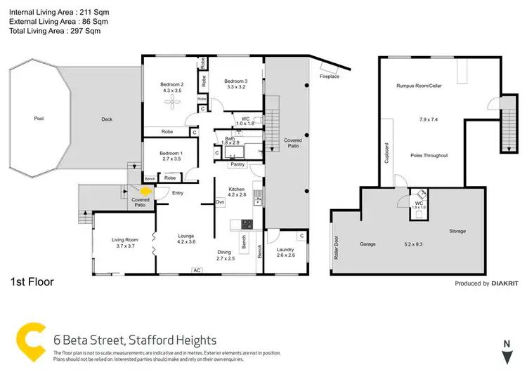 Floorplan of Homely house listing, 6 Beta Street, Stafford Heights QLD 4053