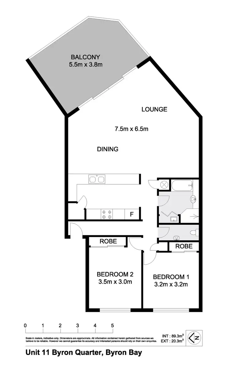 Floorplan of Homely apartment listing, 11/8 Byron Street, Byron Bay NSW 2481