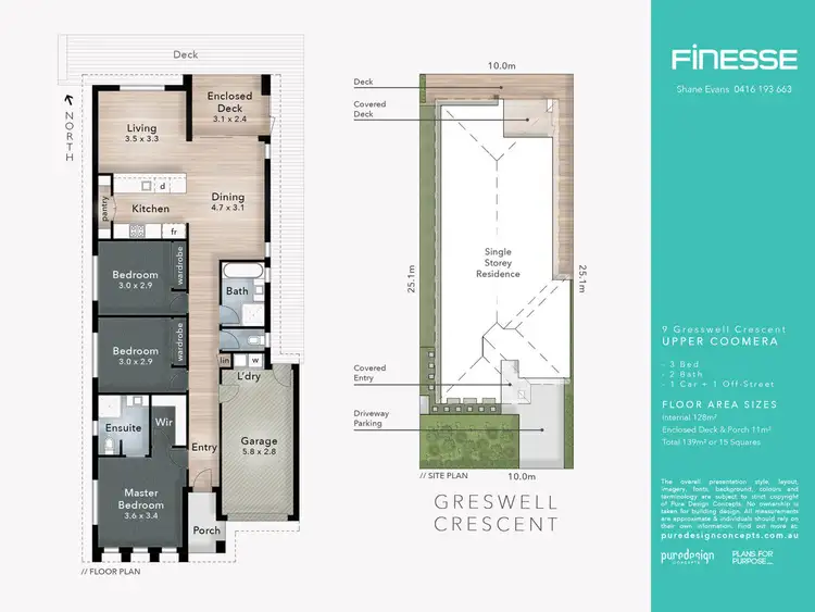 Floorplan of Homely house listing, 9 Gresswell Crescent, Upper Coomera QLD 4209
