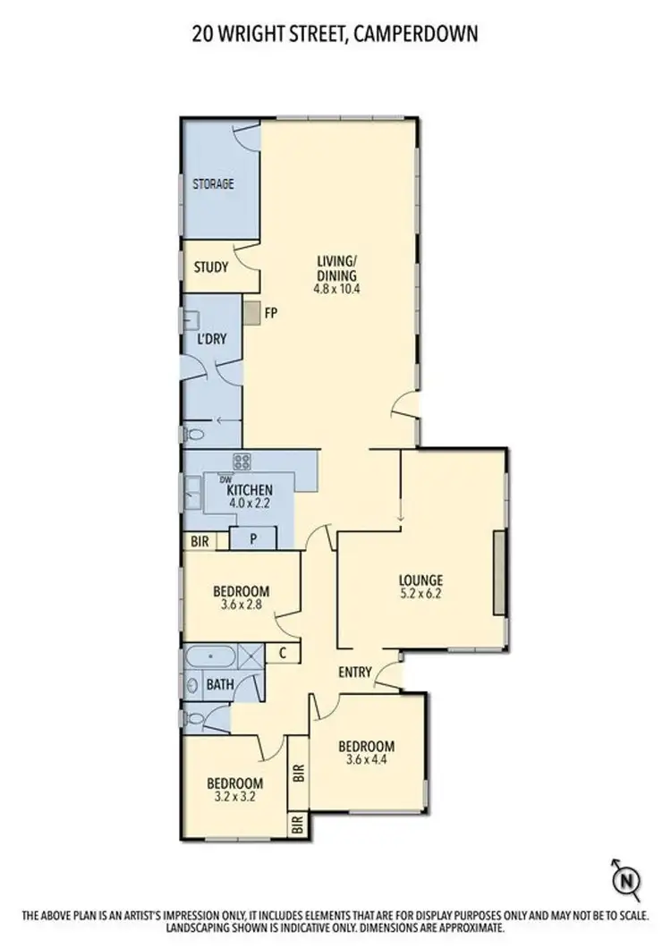 Floorplan of Homely house listing, 20 Wright Street, Camperdown VIC 3260