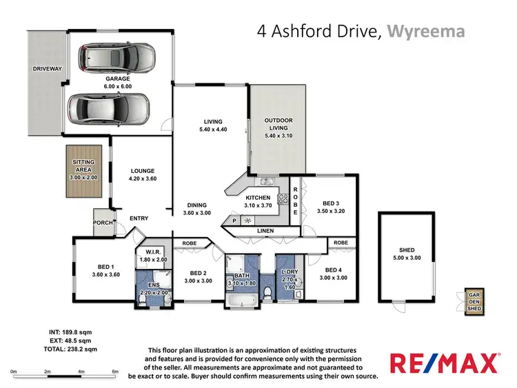 Floorplan of Homely house listing, 4 Ashford Drive, Wyreema QLD 4352
