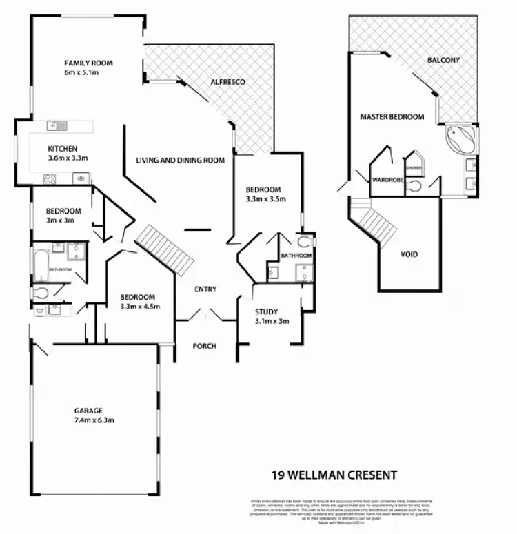Floorplan of Homely house listing, 19 Wellman Crescent, Sippy Downs QLD 4556