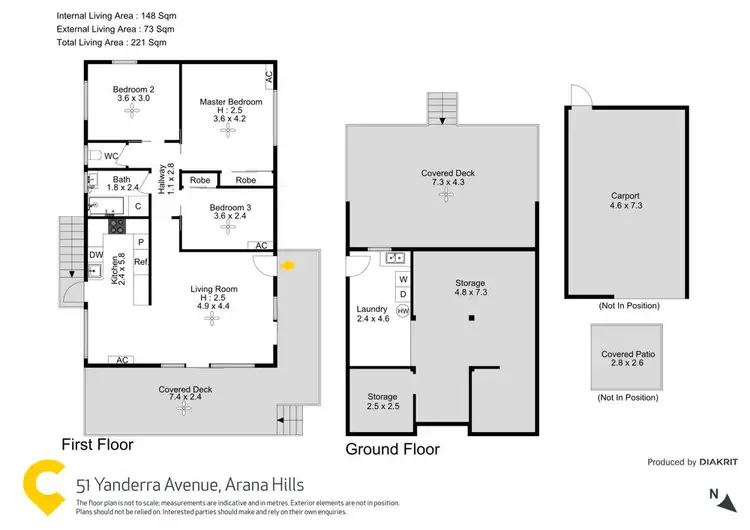 Floorplan of Homely house listing, 51 Yanderra Avenue, Arana Hills QLD 4054
