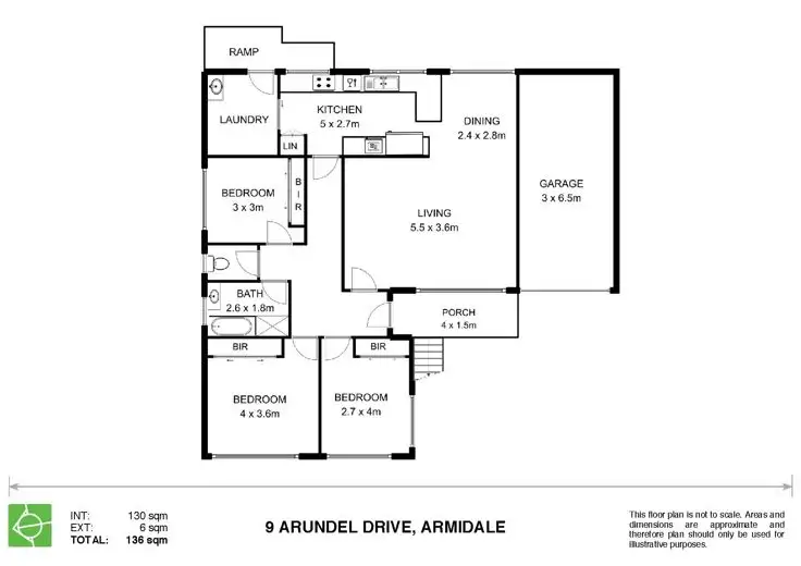 Floorplan of Homely house listing, 9 Arundel Drive, Armidale NSW 2350