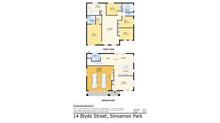 Floorplan of Homely house listing, 14 Blyde Street, Sinnamon Park QLD 4073