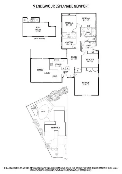Floorplan of Homely house listing, 9 ENDEAVOUR ESP, Newport QLD 4020
