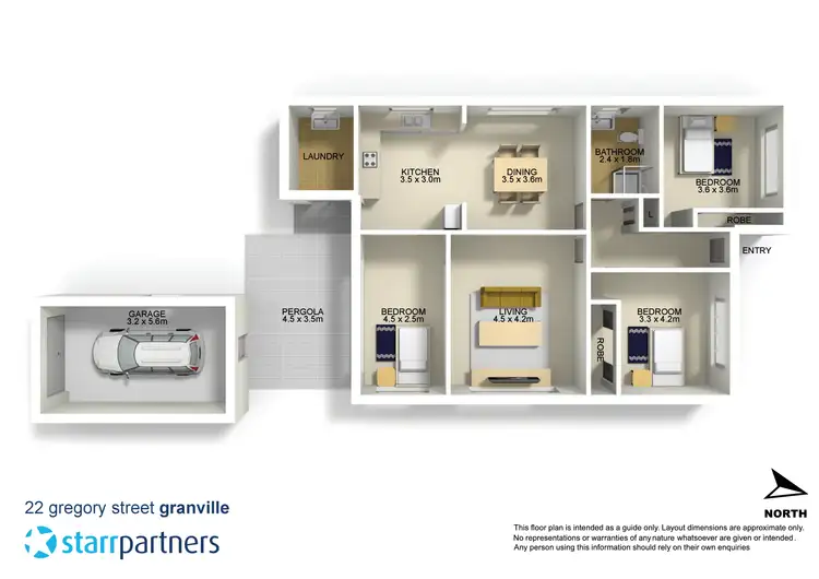 Floorplan of Homely house listing, 22 Gregory Street, Granville NSW 2142