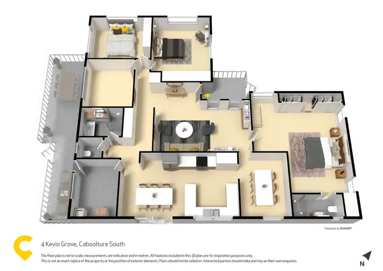 Floorplan of Homely house listing, 4 Kevin Grove, Caboolture South QLD 4510