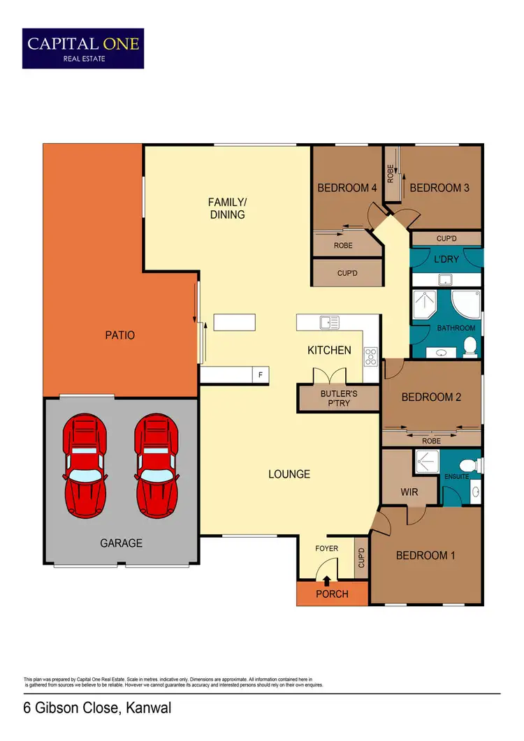 Floorplan of Homely house listing, 6 Gibson Close, Kanwal NSW 2259