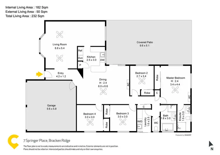 Floorplan of Homely house listing, 7 Springer Place, Bracken Ridge QLD 4017