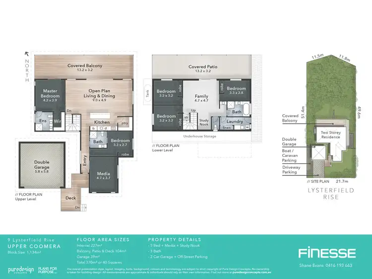 Floorplan of Homely house listing, 9 Lysterfield Rise, Upper Coomera QLD 4209