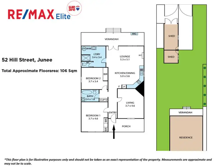 Floorplan of Homely house listing, 52 Hill Street, Junee NSW 2663