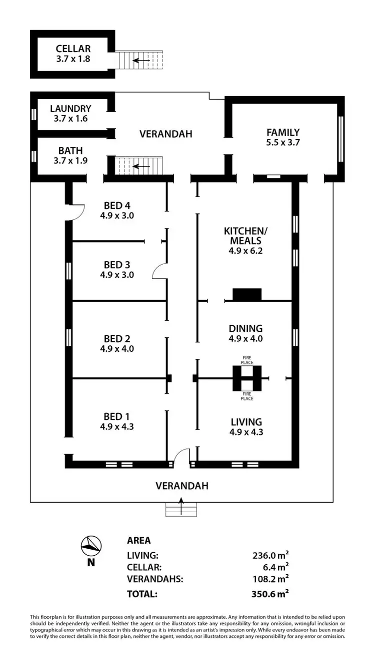 Floorplan of Homely house listing, 7 Cameron Road, Mount Barker SA 5251
