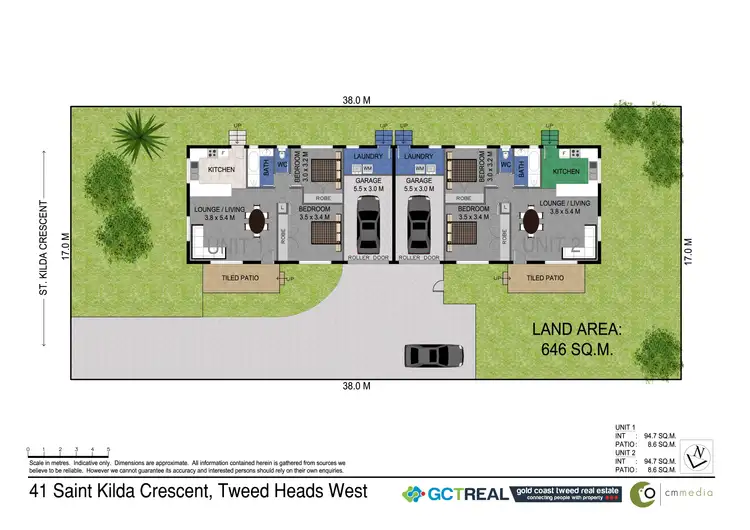 Floorplan of Homely block of units listing, 41 St Kilda Crescent, Tweed Heads NSW 2485